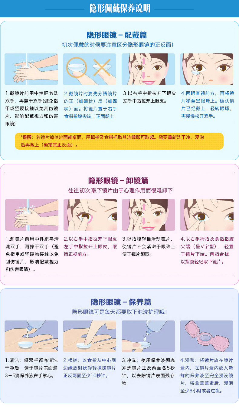 隐形眼镜购买须知